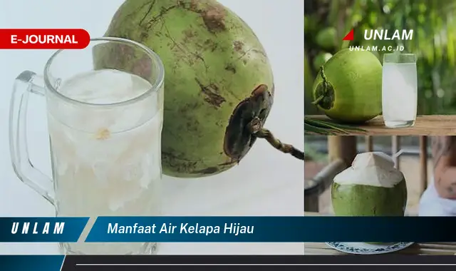 manfaat air kelapa hijau