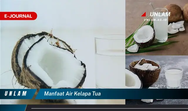 manfaat air kelapa tua