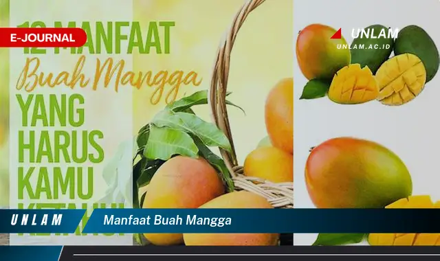 manfaat buah mangga