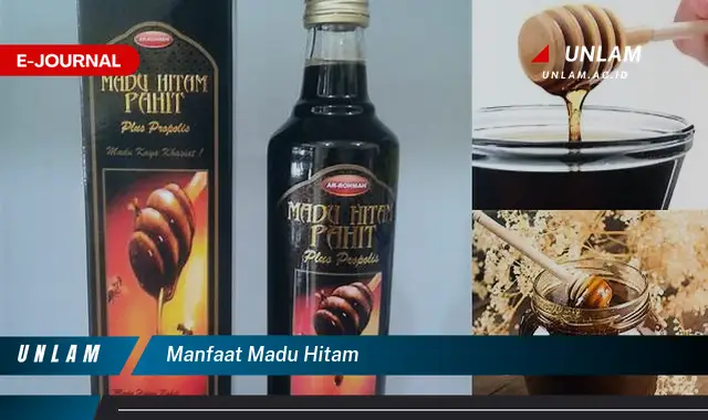 manfaat madu hitam