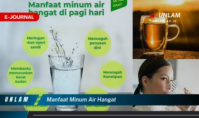 manfaat minum air hangat