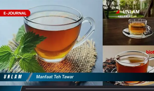 manfaat teh tawar