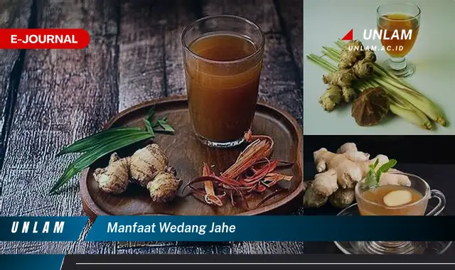 manfaat wedang jahe